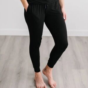 Little Sleepies Black Women's LS Pajama Pants